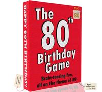 The 80th Birthday Game - The turning 80 card game especially for 80 year olds created with 80th birthday presents for men and 80th birthday gifts for women in mind.