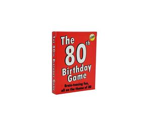 The 80th Birthday Game - The turning 80 card game especially for 80 year olds created with 80th birthday presents for men and 80th birthday gifts for