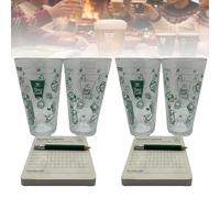The 9 Hole Golf Course On A Beer Glass, Funny Game Set with 2 Pint Glasses, Scorecard Coasters & Pencil | Unique Gift for Men & Drink Lovers Couples & Parties(2SET)