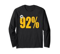 The 92% Black Business Owner Afro African Long Sleeve T-Shirt