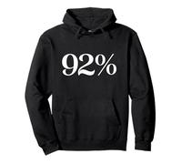 The 92 Percent - Large Logo Black Women Pullover Hoodie