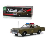 The A Team 1977 Plymouth Fury US Army 1:18 Scale Greenlight 19053