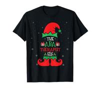 The ABA Therapist Elf Behavior Analysis Christmas Holidays T-Shirt