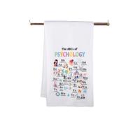 The ABCs of Psychology Kitchen Towel Psychology Kitchen Decor for Psychology Teacher Psychologist (PsychologyTowel)
