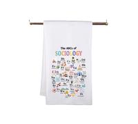The ABCs of Sociology Kitchen Towel Sociology Kitchen Decor for Sociology Teacher Sociologist Graduation Gift (SociologyTowel)