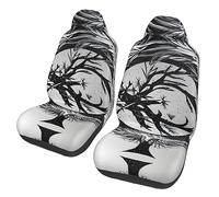 The Abstractionist Tree Dua Sarung JOK Mobil,*, Sarung JOK Mobil Depan, Cocok Untuk Sebagian Besar Mobil, SUV, Truk, Van, Dll.