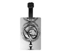 The Abstractionist Tree Printed Luggage Tags Anti-Lost Luggage Labels Suitable for Suitcases Backpacks and Sports Bags