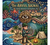 The Abyss Signal: 40-Page Spooky Adventure Coloring Book: Creepy Beach, Summer Camp, Carnival and Deep Sea Coloring Pages with Hidden Symbols for Kids, Tweens and Teens Ages 8-17