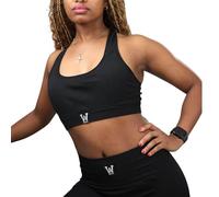 The Accessory Base Women Workout Outfits 2 Piece Set, Waaka Embroidery Logo, Breathable Padded Sports Bra and High Waist Leggings. Sports Activewear, Yoga Fitness Ladies Gym Wear.