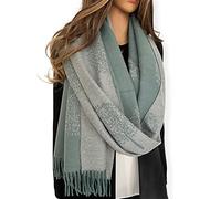 The Accessory Co. Cashmere Tree of Life Scarf - Reversible Pashmina Shawl, Winter scarf for women, Large Wrap, Warm and Soft Scarf, Tree of Life Print, Long Ladies Wraps, Perfect Womens scarf Gift
