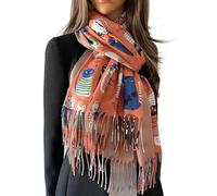 The Accessory Co. Cat Print Womens Scarf - Lightweight Cotton Shawl Wrap, Fun Cat Design, Ideal for Spring, Summer, Autumn & Winter - Perfect for Birthdays, Mother’s Day & More