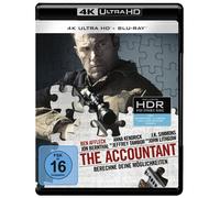 THE ACCOUNTANT - BEN AFFLECK,ANNA KENDRICK,J.K.SIMMONS 2 ULTRA HD BLU-RAY NEW