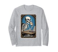The Accountant Tarot Card Funny Accounting CPA Bookkeeper Long Sleeve T-Shirt