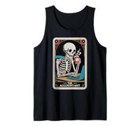 The Accountant Tarot Card Funny Accounting CPA Bookkeeper Tank Top