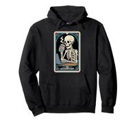 The Accountant Tarot Card Skeleton Accounting CPA Bookkeeper Pullover Hoodie