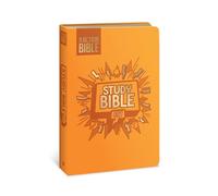 The Action Bible Study Bible Esv, Leathersoft, Orange, Full Color