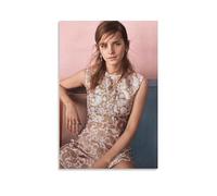 The Actress Emma Watson Flower Dress Poster Art Poster Canvas Painting Decor Wall Print Photo Home M