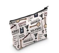 The AD Family Broadway Musical Inspired Gift Musical Theater Zipper Pouch Makeup Bag Gift for Actor Actress (Crazier Bag)