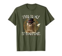 The Addams Family 2 Halloween This is My It Costume T-Shirt, Men, Olive Green, XX-Large