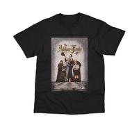 The Addams Family Movie Poster Style Design Direct to Garment Printed on a 100% Cotton T-Shirt XXL Black