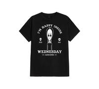 The Addams Family - Wednesday Macabe - T-Shirt - black - S - 100% Cotton S