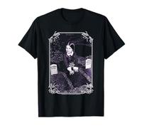 The Addams Family Wednesday Playing On Graves Portrait T-Shirt