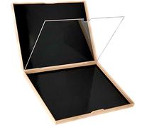 The Adept Palette Sorta Pink - Double Sided Magnetic Empty Palette with Divider, Holds Over 100 Single Round Standard Sized Eyeshadow Pans, Hardshell Case