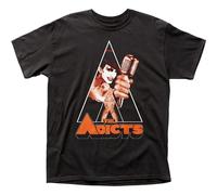 The Adicts Clockwork Monkey T Shirt Mens Licensed Rock N Roll Band Tee New Black M