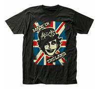 The Adicts Made in T Shirt Mens Licensed Rock N Roll Band Tee New Black
