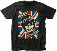 The Adicts Made in T Shirt Mens Rock N Roll Band Tee New Black