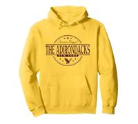 The Adirondacks New York - Adirondack Mountains NY Label Pullover Hoodie