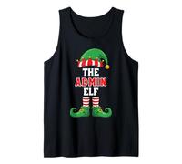 The Admin Elf Christmas Administrative Assistant Secretary Tank Top