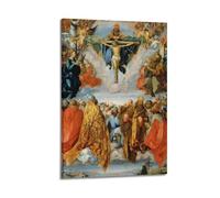 The Adoration of The Holy TrinityClassic Aesthetic Poster Decorative Painting Canvas Wall Art Living Room Poster Bedroom PaintingFrame-style 24x36inch(60x90cm)