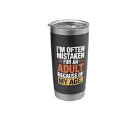 The Adult Impostor Graphic Stainless Steel Insulated Tumbler