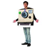 The Adult Instant Camera Fancy Dress Costume Standard Beige