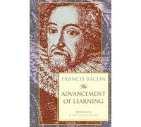 The Advancement of Learning
