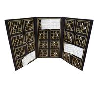 The Advent Calendar for Sudoku Lovers - 24 Puzzles Christmas Countdown for Adults and Seniors, Easy, Medium, and Hard Puzzles, Includes variants like Classic Sudoku, Sudoku X, Jigsaw Sudoku, and more.