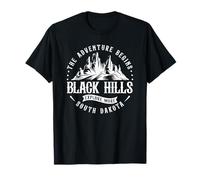 The Adventure Begins Black Hills South Dakota Travel T-Shirt