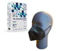 The Adventure Face Mask FFP3 Face Masks with Ear Loops, UK Certified Face Mask, Safety Mask, 5 Layer FFP3 Mask, CE Certified Dust Mask, PPE Mask, Box Of 10 (Black)