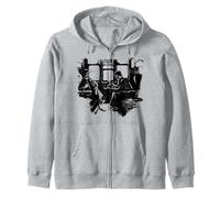The Adventure of Silver Fire - Sherlock Holmes Zip Hoodie