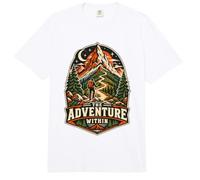 THE Adventure Within Hiking Backpacker Mountain Graphic Comfort Colors Adult Heavyweight T-Shirt