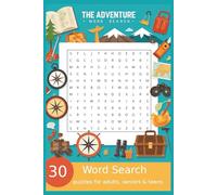 The Adventure Word Search Puzzle Book: Word Searches with Easy to Read Print about Adventure, Explore and More | 6x9 inches, 60 pages | 30 puzzles ... Free Times For Adults, Seniors & Teenagers