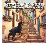 The Adventurer Rottweiler Coloring Book: 67 Cozy Adventures Through Forests, Beaches, Mountains & Charming Small Towns