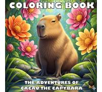 The Adventures of Cacau the Capybara: An Adult Coloring Book: Art and Relaxation in Nature