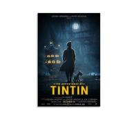The Adventures of Tintin Poster Aesthetics Canvas Wall Art Living Room Poster Modern Home Decoration Printing Poster Home Office Decoration Canvas Poster Art Poster DecorationUnframe-style-3712x18inch