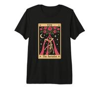 The Aerialist Skeleton Tarot Aerial Silk Artist Premium T-Shirt