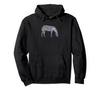 The African black and white striped horse shirt Zebra Pullover Hoodie