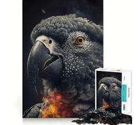 The African Grey Jigsaw Puzzles for Teenagers 1000 Pieces Logic Sense Toy Calm Fun Smooth Edge Birthday Gift (50x75cm)