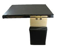 The Aftermarket Group Wheelchair Amputee Board with Support, Black Upholstered, 18" W x 16" D, TAG2294058