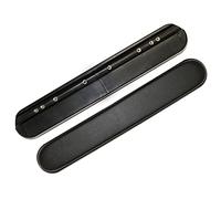 The Aftermarket Group Wheelchair Armpad, Full Length, Black Base, Black Upholstered, 14" L x 2" W, TAG543001